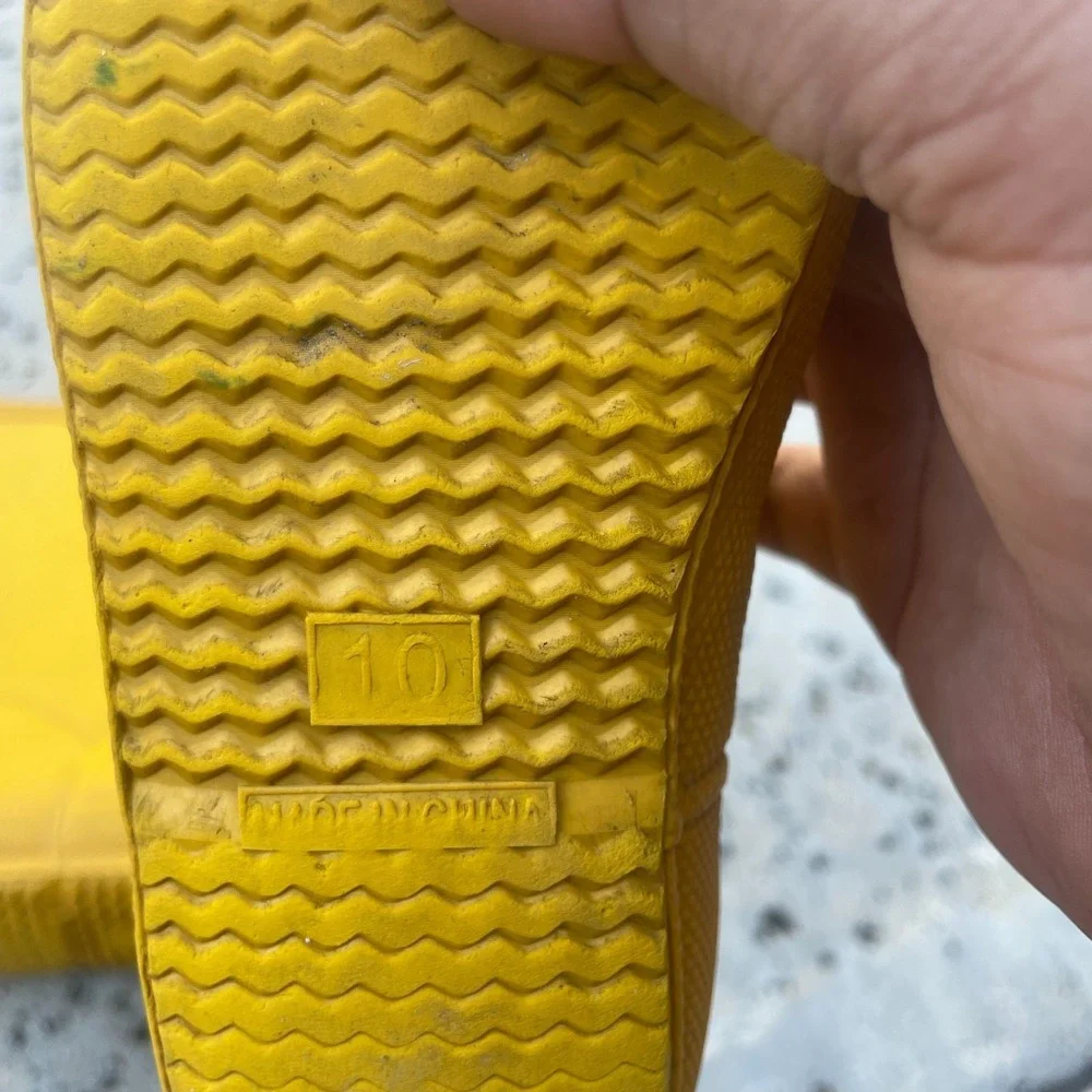 Hunter Classic Rain Boots Kids 10 Yellow Rubber Winter Storm
